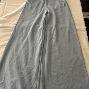 Light Blue Wide-Leg Pants